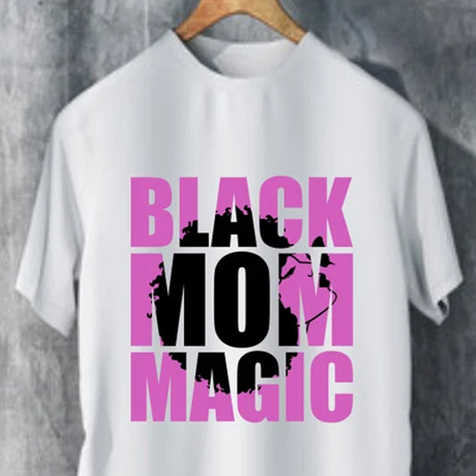 Black Mom Magic Sublimation Transfer