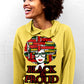 Black Proud Word Queen DTF Transfer