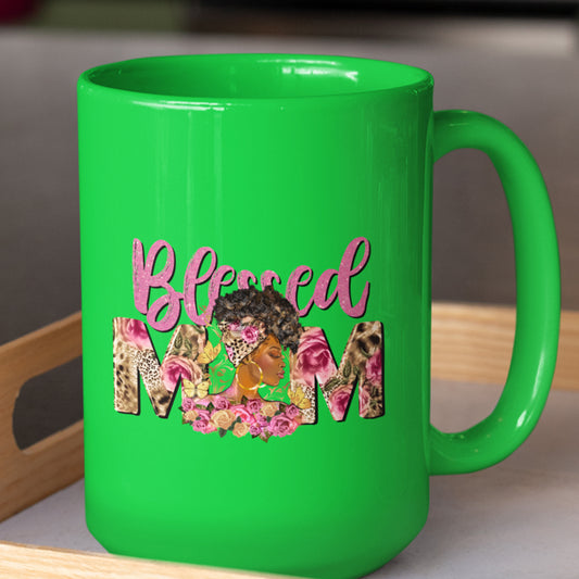 Blessed Mom Mug UV DTF Stickers