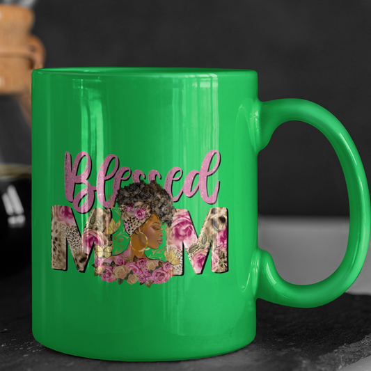 Blessed Mom Mug UV DTF Stickers