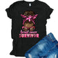 Breast Cancer Survivor Bun DTF Transfer