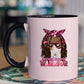 Breast Cancer Warrior Locs Mug UV DTF Stickers
