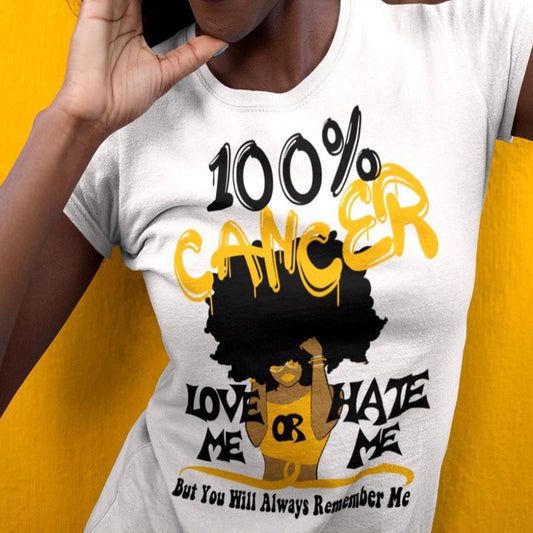 100% Cancer DTF Transfer