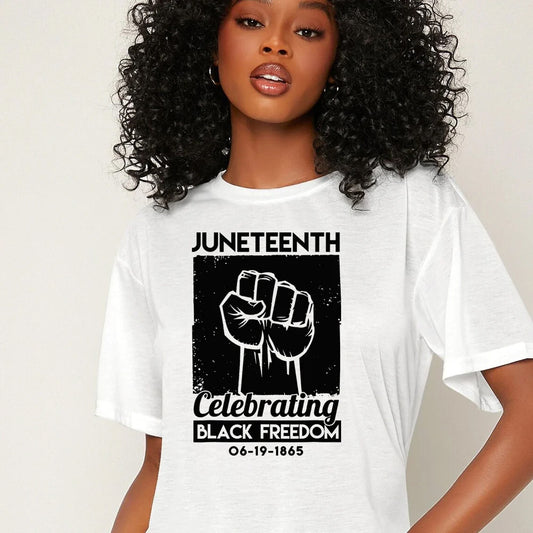 Celebrate Juneteenth Big Fist Screenprint Transfer