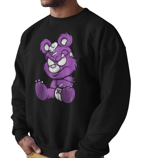 Angry Bear DTF Transfer - purple