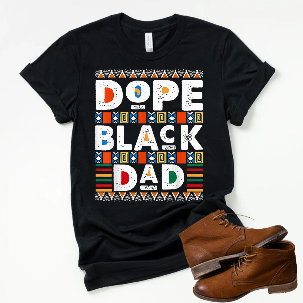 Dope Black Dad Retro DTF Transfer