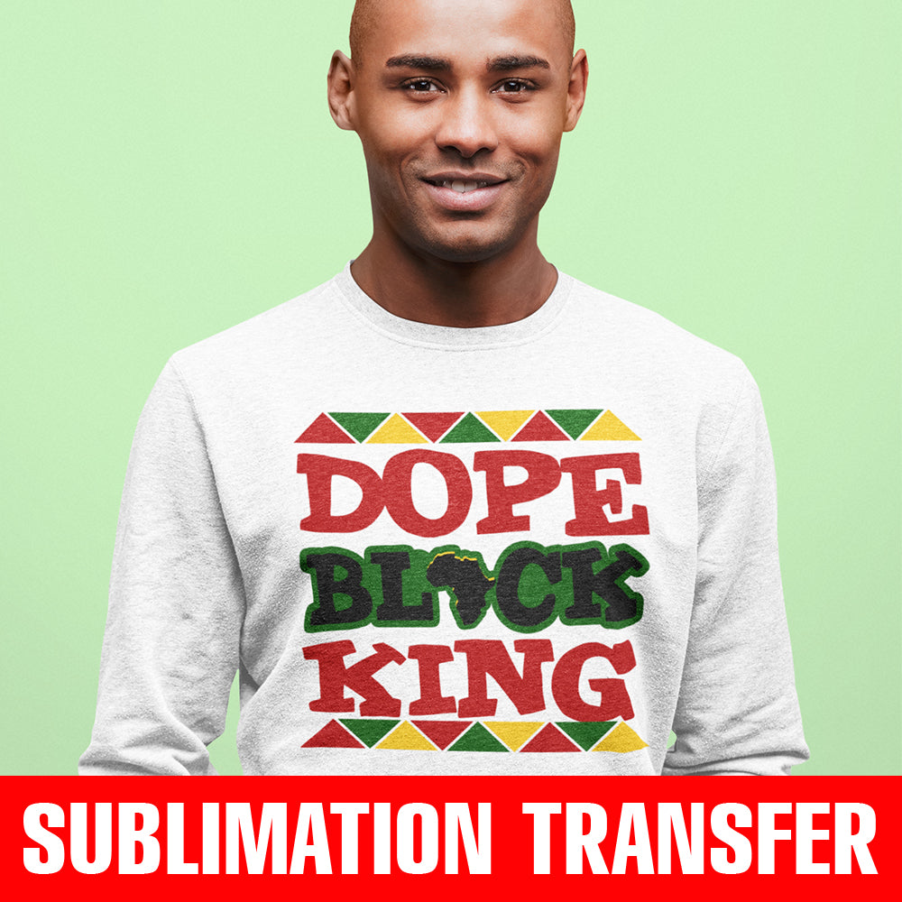 Dope Black King Sublimation Transfer