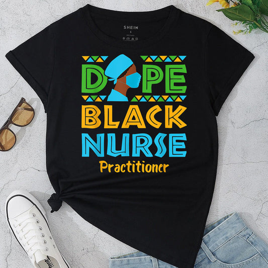 Dope Black Nurse Practitioner DTF Transfer