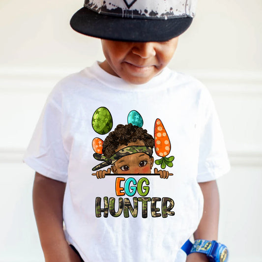 Egg Hunter Boy DTF Transfer
