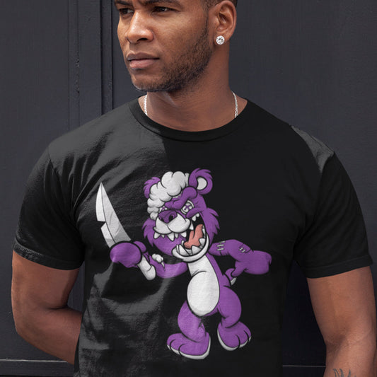 Evil Bear DTF Transfer - purple