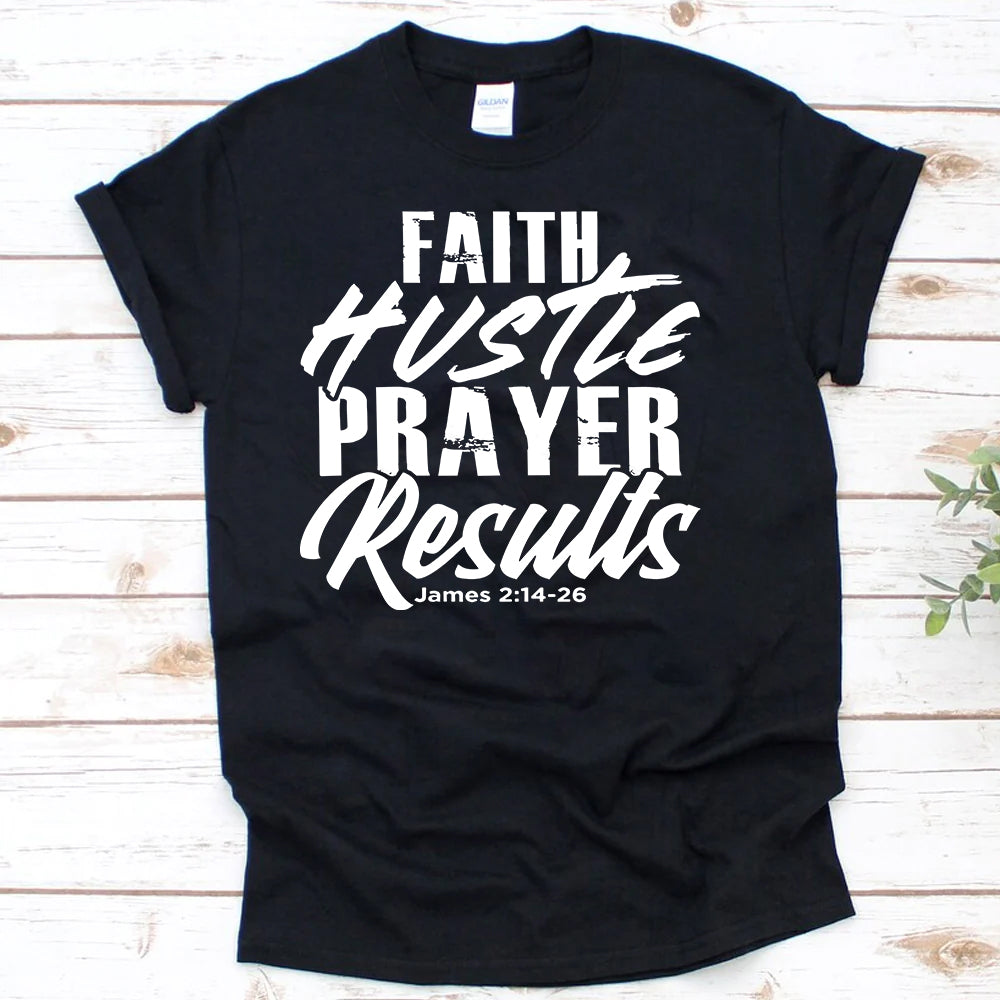 Faith Hustle Prayer Results Screenprint Transfer