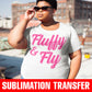 Fluffy and Fly Sublimation Transfer