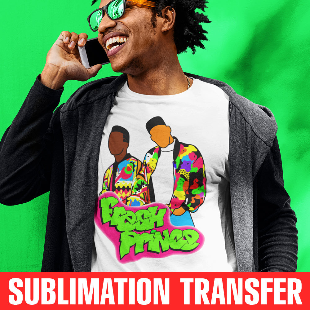 Fresh Prince Jazzy Jeff Sublimation Transfer