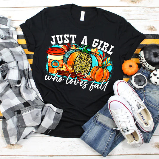 Just a Girl Loves Fall DTF Transfer