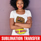 Go Girl Fist Sublimation Transfer