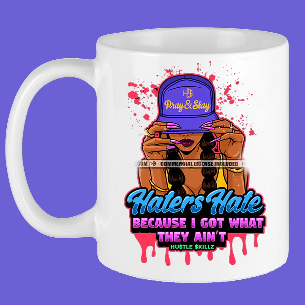 Haters Hate Mug Sublimation Transfer
