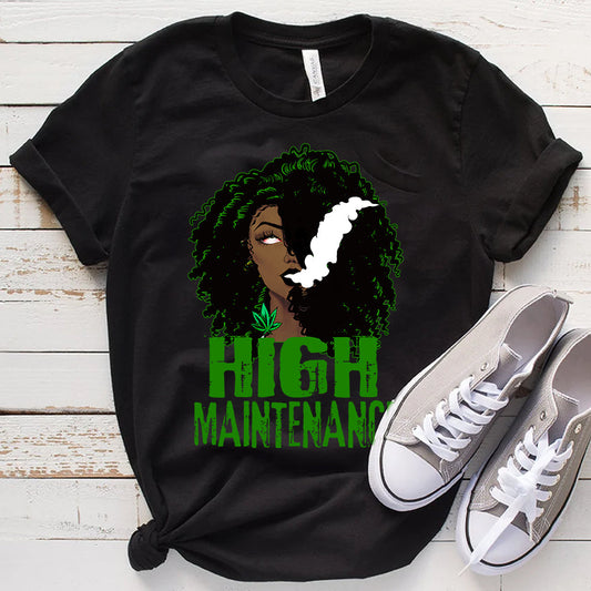 High Maintenance Curly DTF Transfer