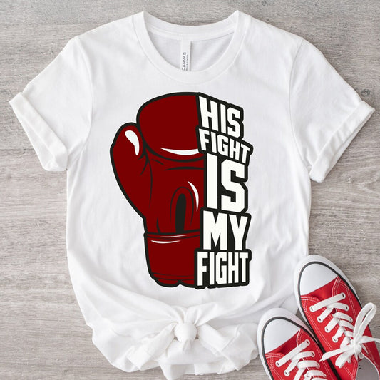His Fight Brain Aneurysm DTF Transfer