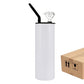 20 Oz Straight Sublimation Hookah Tumbler