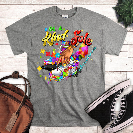 Be a Kind Sole Sneakers DTF Transfer