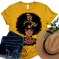Leopard Woman DTF Transfer