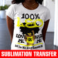 100% Leo Sublimation Transfer