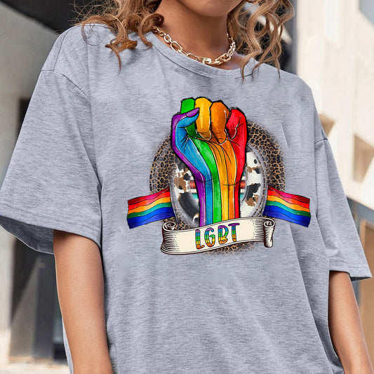 LGBT Cheetah Fist DTF Transfer