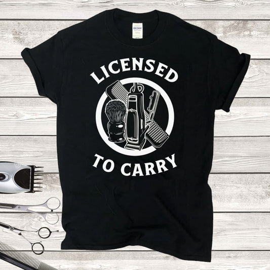 Licensed to Carry Barber DTF Transfer
