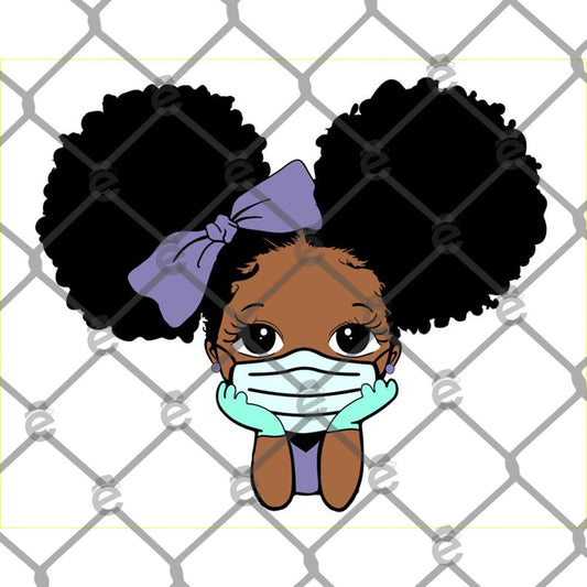 Little Princess Mask DTF Transfer