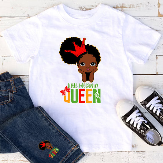 Little Melanin Queen DTF Transfer