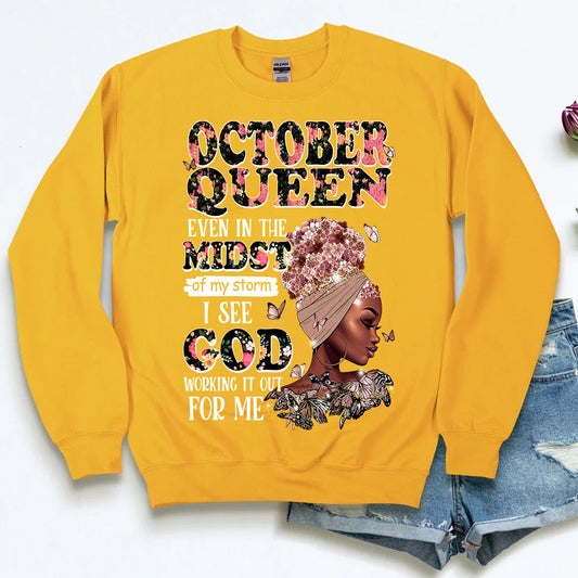 October Queen In the Midst DTF Transfer