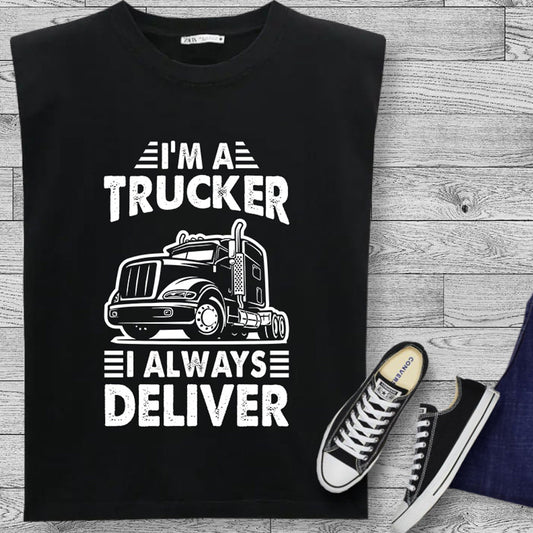 Always Deliver Trucker DTF Transfer