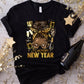 New Year Messy Bun DTF Transfer