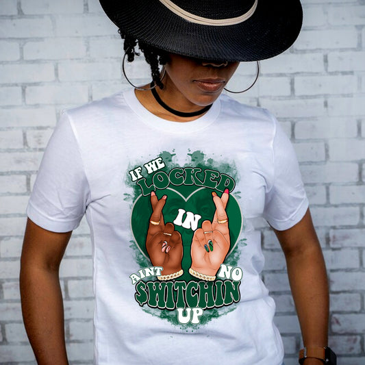 Ain't No Switchin Blue DTF Transfer