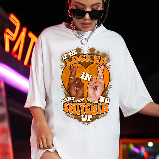 Ain't No Switchin Orange DTF Transfer