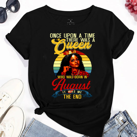 August Once Upon Queen DTF Transfer