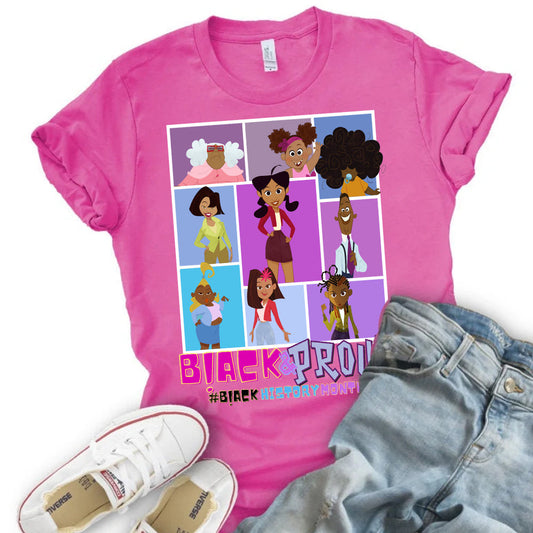 Black and Proud DTF Transfer