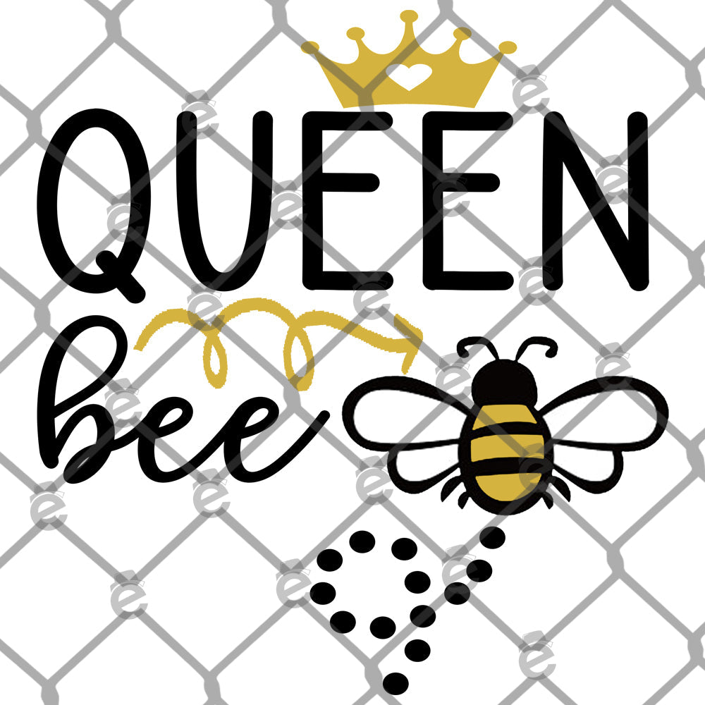 Queen Bee Sublimation Transfer