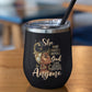 She Who Kneels Mug Tumbler Glass UV DTF Stickers