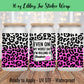 Worst Day Pink 16 Oz UV DTF Sticker Wrap